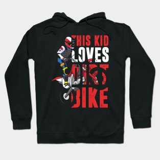 Youth Motorcross, Boys Dirt Bike Hoodie